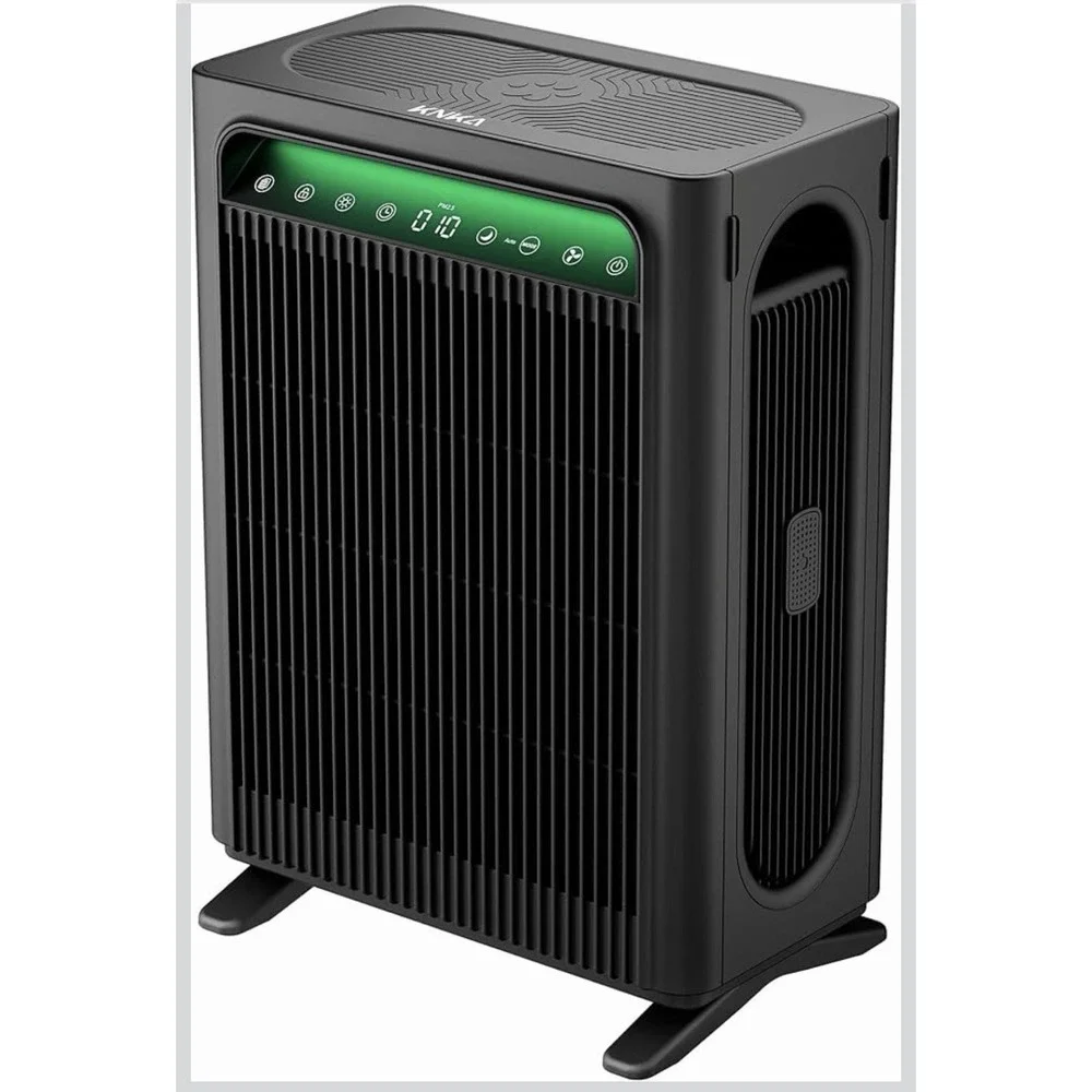 KNKA Air Purifier Large Room Up to 1,695 Ft², HEPA Air Cleaner, Black,  APH4000